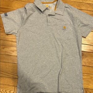Carhartt Heather Gray Polo Shirt